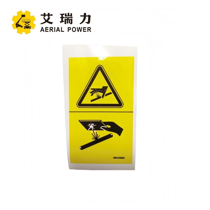 Decal, Symbols-Injection Hazard 09410050 For Dingli suppliers